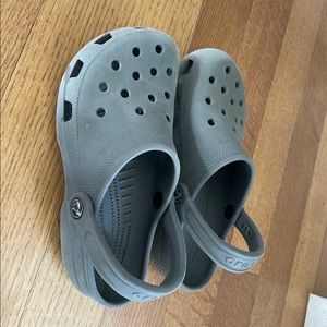 Boys size 5 Crocs. Good, used condition